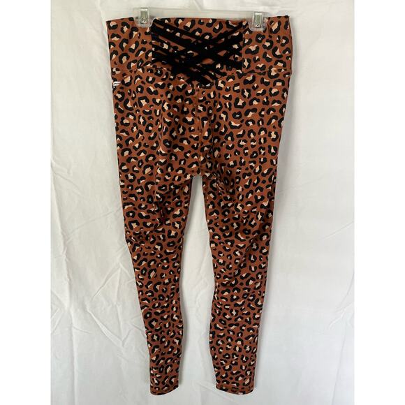 Fabletics PowerHold Leopard Print Leggings - Size Small (Approx) - Picture 2 of 7